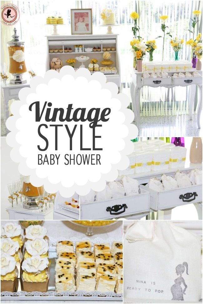 baby shower vintage